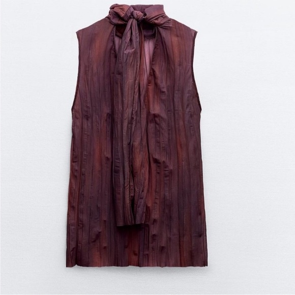 Zara organza tie dye stretch pants - Picture 5 of 12